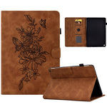Custodia Smart Tablet in pelle goffrata farfalla peonia, For Amazon Kindle 11th 2024 / 2022, For Amazon Kindle Fire HD10 2021, For Amazon Kindle Fire HD8 2022, For Amazon Kindle Fire HD8 2018/2017/2016