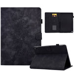 Custodia Smart Tablet in pelle goffrata farfalla peonia, For Amazon Kindle 11th 2024 / 2022, For Amazon Kindle Fire HD10 2021, For Amazon Kindle Fire HD8 2022, For Amazon Kindle Fire HD8 2018/2017/2016