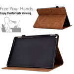 Custodia Smart Tablet in pelle goffrata farfalla peonia, For Amazon Kindle Fire HD8 2020, For Amazon Kindle Fire 7 2019/2017/2015, For Amazon Kindle Fire 7 2022, For Amazon Kindle Paperwhite 4/3/2/1