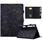 Custodia Smart Tablet in pelle goffrata farfalla peonia, For Samsung Galaxy Tab S7 / S8, For Samsung Galaxy Tab A8 10.5 2021 X205, For Samsung Galaxy Tab S6 Lite P610, For Samsung Galaxy Tab A7 10.4 2020 T500