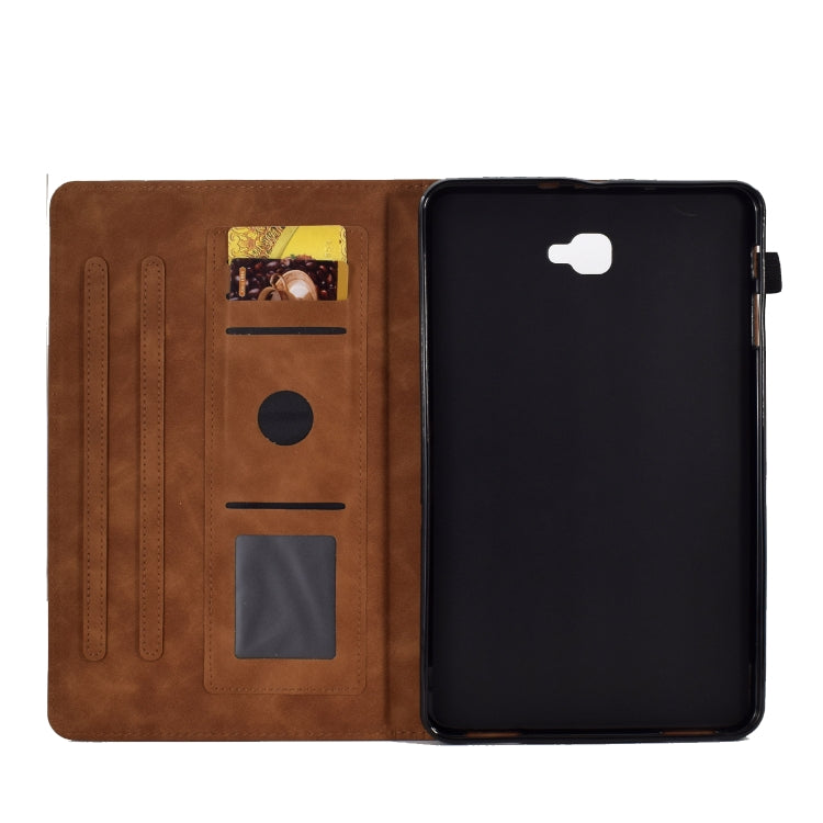 Custodia Smart Tablet in pelle goffrata farfalla peonia, For Samsung Galaxy Tab A 10.1 2016 T580, For Lenovo Tab M10 Gen 2, For Lenovo Tab M10 Plus, For Lenovo Tab M10 Plus 3rd Gen