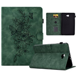 Custodia Smart Tablet in pelle goffrata farfalla peonia, For Samsung Galaxy Tab A 10.1 2016 T580, For Lenovo Tab M10 Gen 2, For Lenovo Tab M10 Plus, For Lenovo Tab M10 Plus 3rd Gen