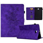 Custodia Smart Tablet in pelle goffrata farfalla peonia, For Samsung Galaxy Tab A 10.1 2016 T580, For Lenovo Tab M10 Gen 2, For Lenovo Tab M10 Plus, For Lenovo Tab M10 Plus 3rd Gen
