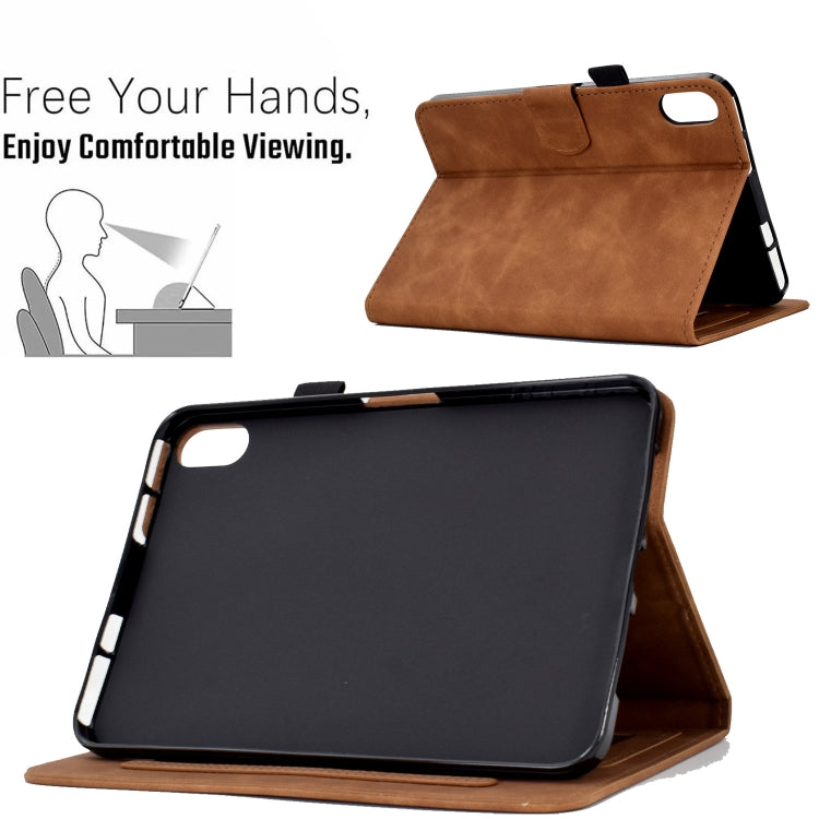 Custodia Smart Tablet in pelle goffrata farfalla peonia, For Lenovo Tab P11