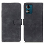 KHAZNEH Custodia per telefono in pelle a conchiglia con texture retrò, For Motorola Moto E13 4G 2023, For Motorola Moto G53 5G, For OnePlus 11 5G, For OnePlus Nord CE 3 Lite