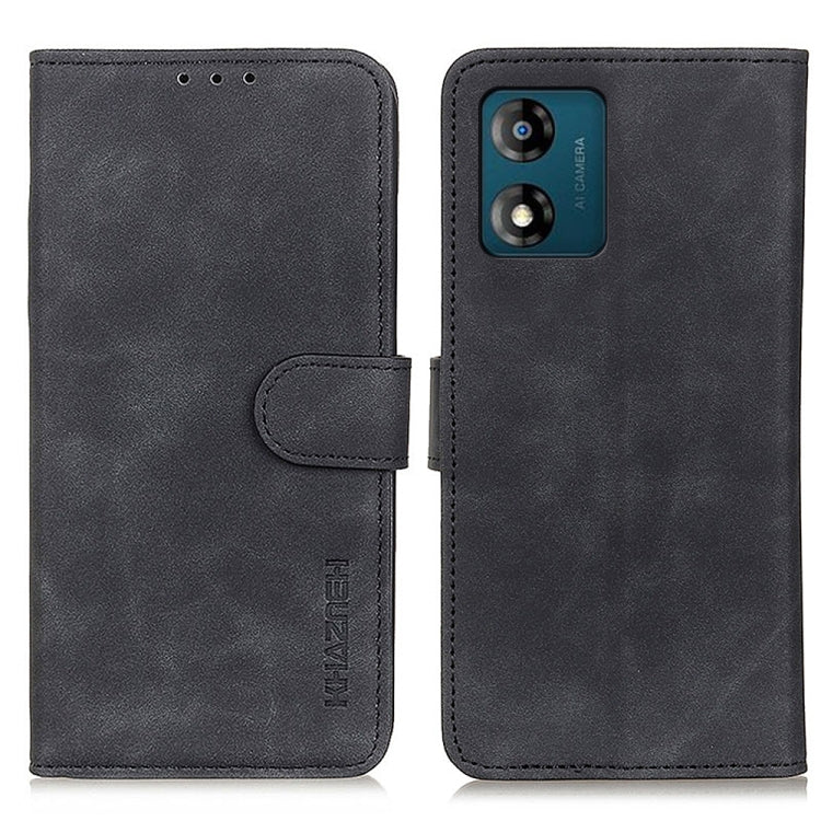 KHAZNEH Custodia per telefono in pelle a conchiglia con texture retrò, For Motorola Moto E13 4G 2023, For Motorola Moto G53 5G, For OnePlus 11 5G, For OnePlus Nord CE 3 Lite