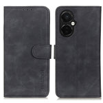 KHAZNEH Custodia per telefono in pelle a conchiglia con texture retrò, For Motorola Moto E13 4G 2023, For Motorola Moto G53 5G, For OnePlus 11 5G, For OnePlus Nord CE 3 Lite