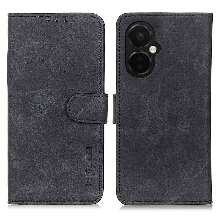 KHAZNEH Custodia per telefono in pelle a conchiglia con texture retrò, For Motorola Moto E13 4G 2023, For Motorola Moto G53 5G, For OnePlus 11 5G, For OnePlus Nord CE 3 Lite
