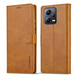 LC.IMEEKE Custodia in pelle a vibrazione orizzontale con struttura in vitello, For Xiaomi Redmi 12C/11A Global, For Xiaomi Redmi Note 12 5G/Poco X5, For Xiaomi Redmi Note 12 Pro 5G/Poco X5 Pro, For Xiaomi Redmi Note 12 Pro+