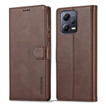 LC.IMEEKE Custodia in pelle a vibrazione orizzontale con struttura in vitello, For Xiaomi Redmi 12C/11A Global, For Xiaomi Redmi Note 12 5G/Poco X5, For Xiaomi Redmi Note 12 Pro 5G/Poco X5 Pro, For Xiaomi Redmi Note 12 Pro+