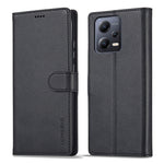LC.IMEEKE Custodia in pelle a vibrazione orizzontale con struttura in vitello, For Xiaomi Redmi 12C/11A Global, For Xiaomi Redmi Note 12 5G/Poco X5, For Xiaomi Redmi Note 12 Pro 5G/Poco X5 Pro, For Xiaomi Redmi Note 12 Pro+