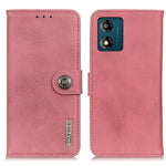 KHAZNEH Custodia per telefono in pelle a conchiglia con trama in pelle bovina, For Motorola Moto E13 4G 2023, For Motorola Moto G53 5G, For OnePlus 11 5G, For OnePlus Nord CE 3 Lite