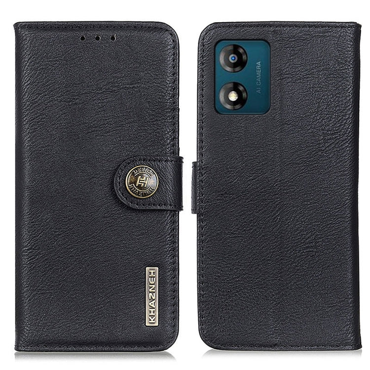 KHAZNEH Custodia per telefono in pelle a conchiglia con trama in pelle bovina, For Motorola Moto E13 4G 2023, For Motorola Moto G53 5G, For OnePlus 11 5G, For OnePlus Nord CE 3 Lite