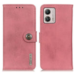 KHAZNEH Custodia per telefono in pelle a conchiglia con trama in pelle bovina, For Motorola Moto E13 4G 2023, For Motorola Moto G53 5G, For OnePlus 11 5G, For OnePlus Nord CE 3 Lite