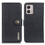 KHAZNEH Custodia per telefono in pelle a conchiglia con trama in pelle bovina, For Motorola Moto E13 4G 2023, For Motorola Moto G53 5G, For OnePlus 11 5G, For OnePlus Nord CE 3 Lite