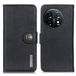 KHAZNEH Custodia per telefono in pelle a conchiglia con trama in pelle bovina, For Motorola Moto E13 4G 2023, For Motorola Moto G53 5G, For OnePlus 11 5G, For OnePlus Nord CE 3 Lite