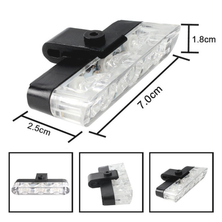 4 in 1 Car 12LEDs Grille Flash Lights Spie luminose con telecomando wireless, Red, Red White, Red Blue, Yellow, Yellow White, Blue, Blue White, White