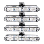 4 in 1 Car 16LEDs Grille Flash Lights Spie luminose con telecomando wireless