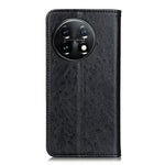 Custodia per telefono in pelle con struttura magnetica Crazy Horse, For OnePlus 11 5G, For OnePlus Nord CE 3 Lite