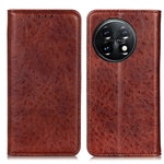 Custodia per telefono in pelle con struttura magnetica Crazy Horse, For OnePlus 11 5G, For OnePlus Nord CE 3 Lite