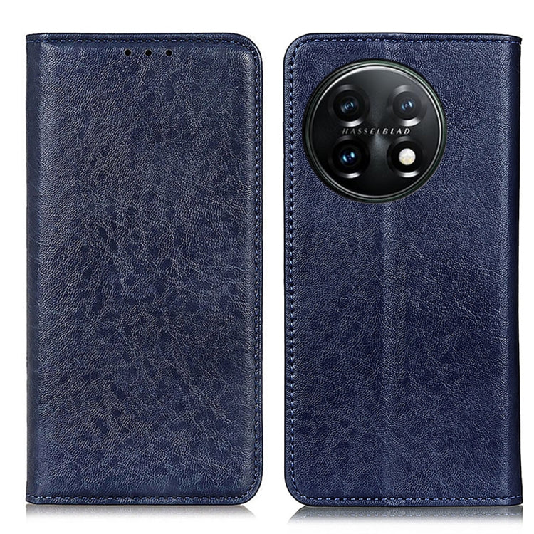 Custodia per telefono in pelle con struttura magnetica Crazy Horse, For OnePlus 11 5G, For OnePlus Nord CE 3 Lite