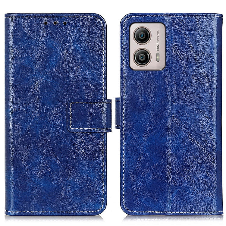Cassa del telefono in pelle con texture retrò Crazy Horse, For Motorola Moto E13 4G 2023, For Motorola Moto G53 5G, For OnePlus 11 5G, For OnePlus Nord CE 3 Lite