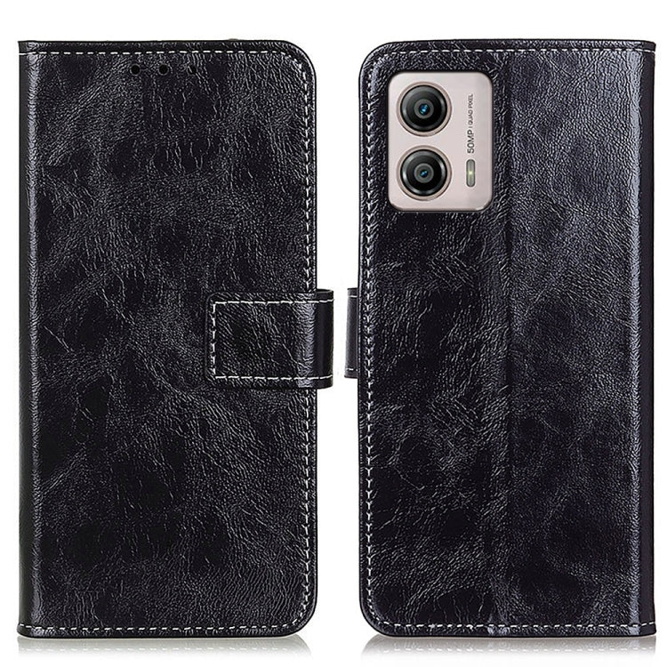 Cassa del telefono in pelle con texture retrò Crazy Horse, For Motorola Moto E13 4G 2023, For Motorola Moto G53 5G, For OnePlus 11 5G, For OnePlus Nord CE 3 Lite