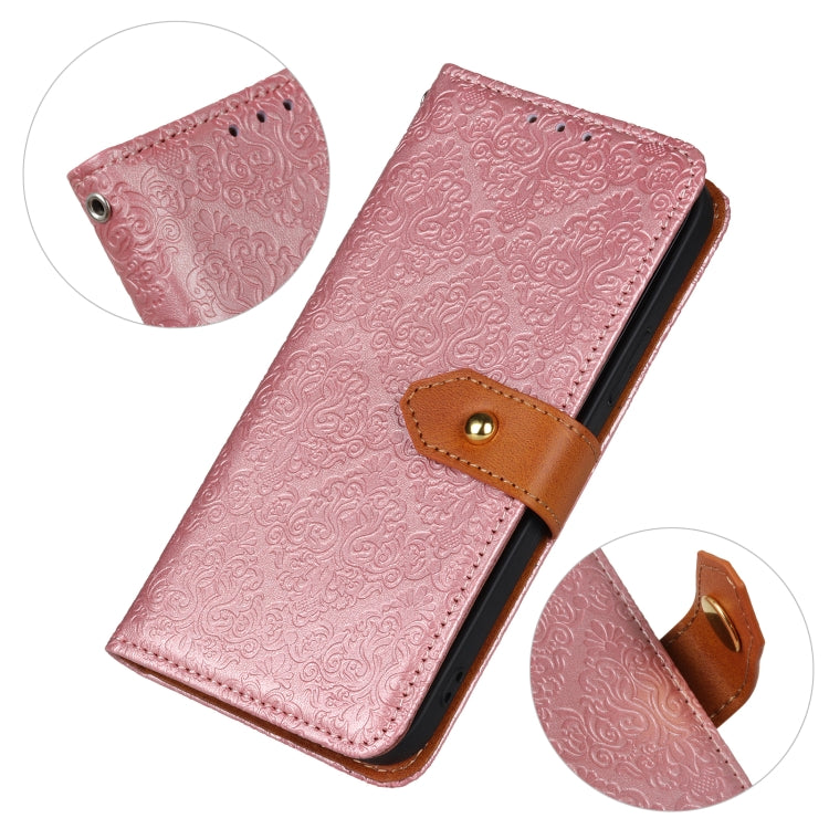 Custodia per telefono in pelle flip goffrata floreale europea, For Motorola Moto E13 4G 2023, For Motorola Moto G53 5G, For OnePlus 11 5G, For OnePlus Nord CE 3 Lite