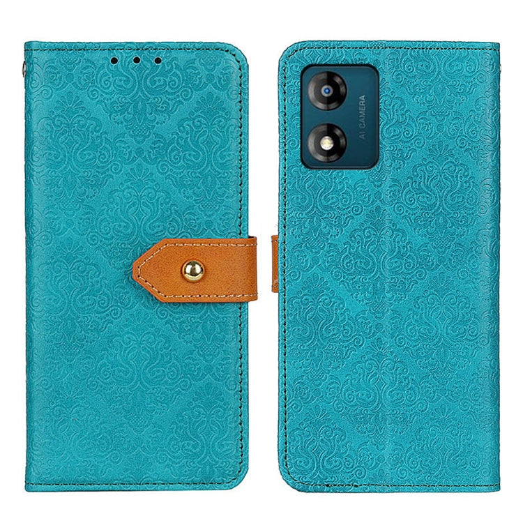 Custodia per telefono in pelle flip goffrata floreale europea, For Motorola Moto E13 4G 2023, For Motorola Moto G53 5G, For OnePlus 11 5G, For OnePlus Nord CE 3 Lite