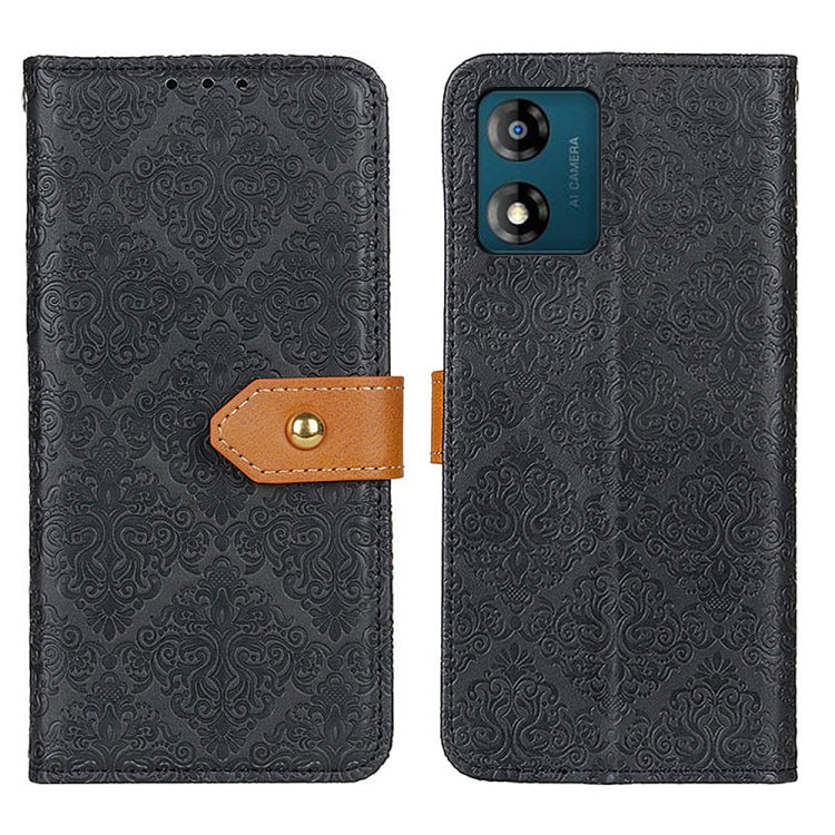 Custodia per telefono in pelle flip goffrata floreale europea, For Motorola Moto E13 4G 2023, For Motorola Moto G53 5G, For OnePlus 11 5G, For OnePlus Nord CE 3 Lite