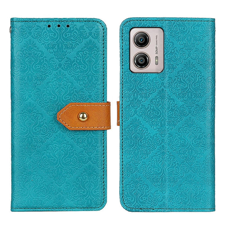 Custodia per telefono in pelle flip goffrata floreale europea, For Motorola Moto E13 4G 2023, For Motorola Moto G53 5G, For OnePlus 11 5G, For OnePlus Nord CE 3 Lite