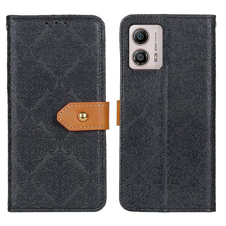 Custodia per telefono in pelle flip goffrata floreale europea, For Motorola Moto E13 4G 2023, For Motorola Moto G53 5G, For OnePlus 11 5G, For OnePlus Nord CE 3 Lite