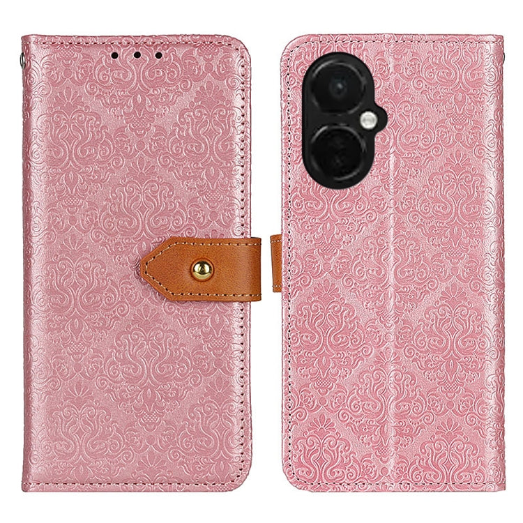 Custodia per telefono in pelle flip goffrata floreale europea, For Motorola Moto E13 4G 2023, For Motorola Moto G53 5G, For OnePlus 11 5G, For OnePlus Nord CE 3 Lite