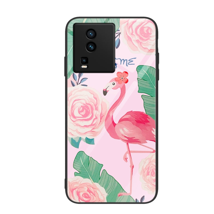 Custodia per telefono in vetro verniciato colorato, For vivo iQOO Neo7