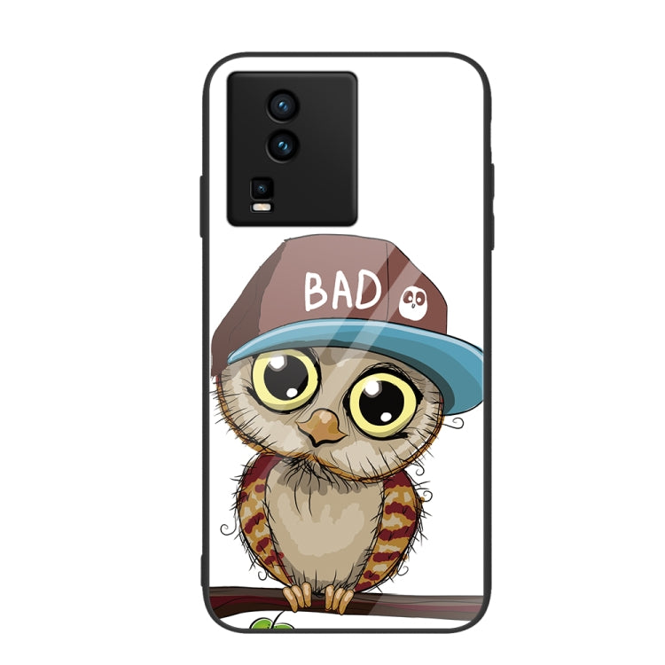 Custodia per telefono in vetro verniciato colorato, For vivo iQOO Neo7