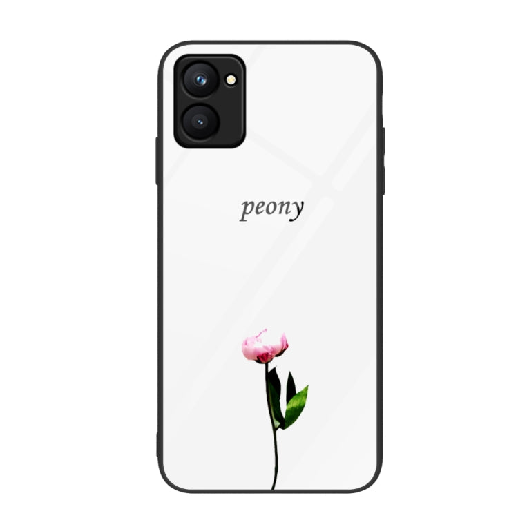 Custodia per telefono in vetro verniciato colorato, For Realme C33