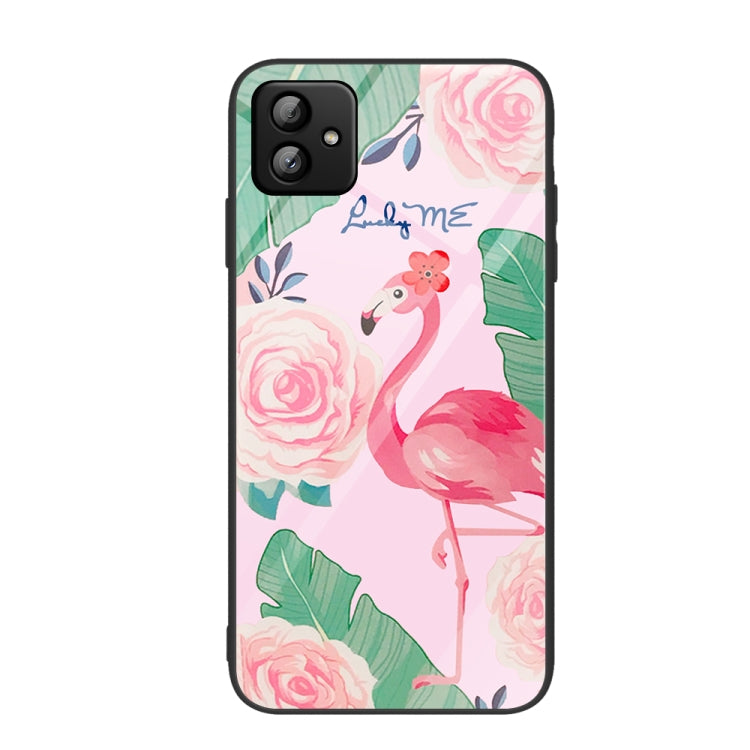 Custodia per telefono in vetro verniciato colorato, For Samsung Galaxy A04