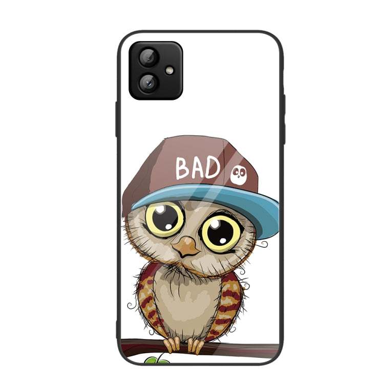 Custodia per telefono in vetro verniciato colorato, For Samsung Galaxy A04