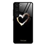 Custodia per telefono in vetro verniciato colorato, For Samsung Galaxy S23 5G