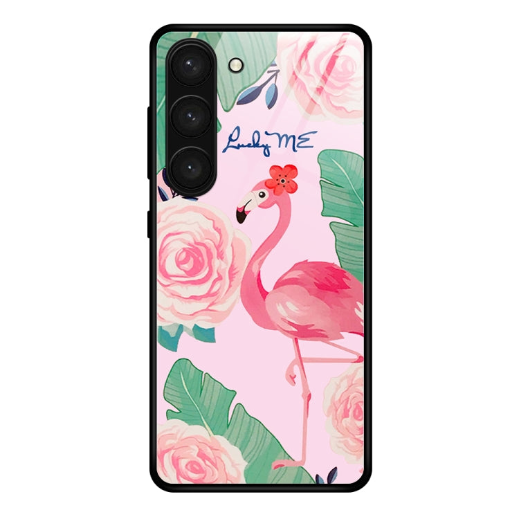 Custodia per telefono in vetro verniciato colorato, For Samsung Galaxy S23 5G