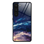 Custodia per telefono in vetro verniciato colorato, For Samsung Galaxy S23 5G