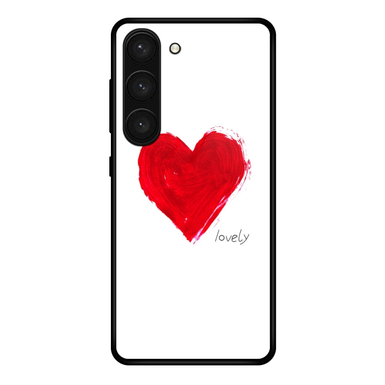 Custodia per telefono in vetro verniciato colorato, For Samsung Galaxy S23+ 5G
