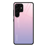Custodia per telefono in vetro verniciato colorato, For Samsung Galaxy S23 Ultra 5G