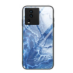 Custodia per telefono in vetro con motivo in marmo, For vivo iQOO Neo7, For OPPO A17, For Realme C33