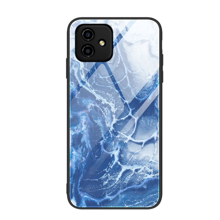 Custodia per telefono in vetro con motivo in marmo, For Honor Play6C, For Honor Play 40 Plus, For Samsung Galaxy A04