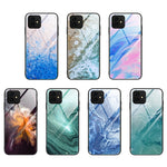 Custodia per telefono in vetro con motivo in marmo, For Honor Play6C, For Honor Play 40 Plus, For Samsung Galaxy A04