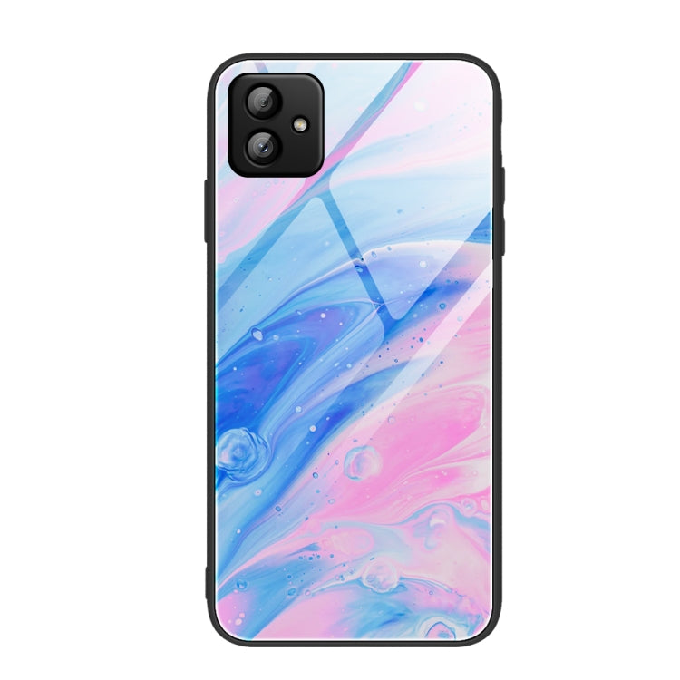 Custodia per telefono in vetro con motivo in marmo, For Honor Play6C, For Honor Play 40 Plus, For Samsung Galaxy A04