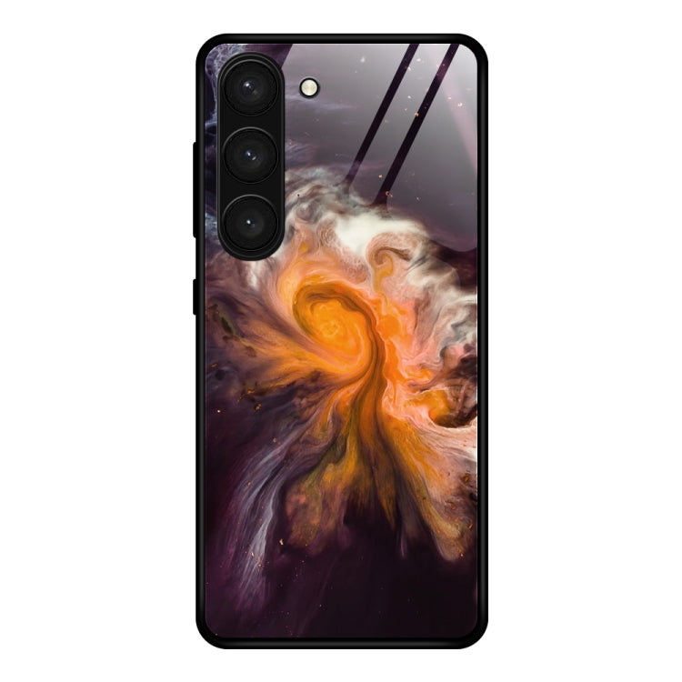 Custodia per telefono in vetro con motivo in marmo, For Samsung Galaxy S23 5G, For Samsung Galaxy S23+ 5G, For Samsung Galaxy S23 Ultra 5G