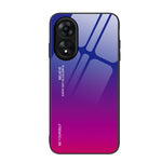 Per la custodia del telefono in vetro sfumato di colore OPPO A17, For OPPO A17