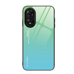 Per la custodia del telefono in vetro sfumato di colore OPPO A17, For OPPO A17